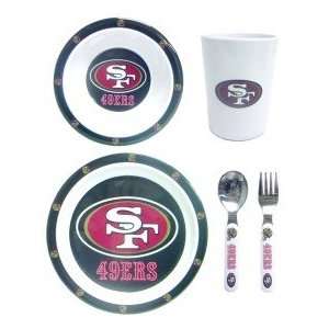   49ers NFL 5 Piece Children Place Setting/Dinner Set