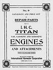 IHC Titan Engines Repair Parts 1918
