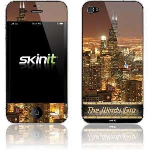  Chicago Illuminated Cityscape skin for Apple iPhone 4 / 4S 