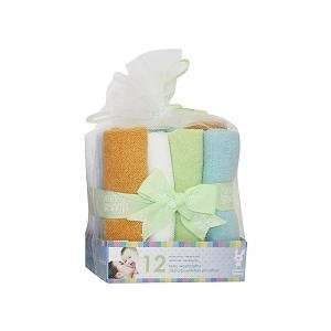  Piccolo Bambino 12 pack washcloths   Nuetral Baby