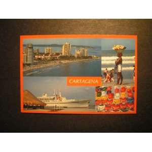  1980s Multi View, Cartagena, Colombia Postcard not 