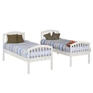    Orbelle 450/39 W Classic Bunk Bed in White Furniture & Decor