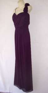 Betsy & Adam Woman Burgundy Ruched Formal Gown Long Dress 20W 20 NWT 