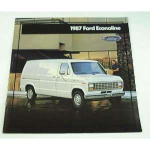  1987 87 Ford ECONOLINE Van BROCHURE E150 E250 E350 XL 