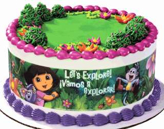 Dora Explorer EDIBLE DESIGN PRINT CAKE DECORATION IMAGE  