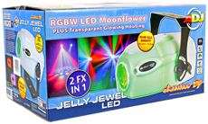 American DJ Jelly Jewel RGBW Single LED Moonflower Light Effect 
