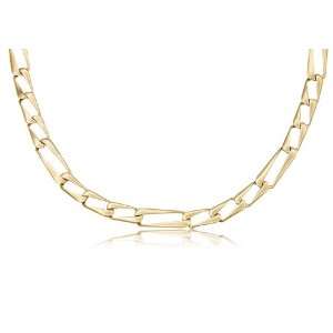 14K Solid Yellow Gold Flat, Light Weight, Figaro Link Chain / Necklace 