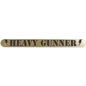    TechT A5 / X7 Gun Tag   Heavy Gunner   Gold