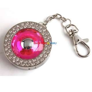 Mix Round Purse Hook Bag Hanger Holder With Keychain Lobster Clasp 