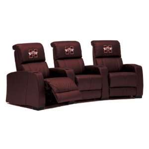  Mississippi State MSU Bulldogs Leather Theater Seating 