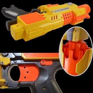 New RAGING FIRE Semi auto Soft Bullet Blaster Nerf Gun 20 Dart Toy AGE 