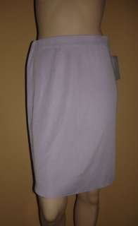 NWT Misook Light Lavender Knit Skirt Petite PS S  