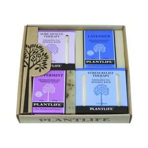  4 Pack Aromatherapy Herbal Soap /Therapeutic Mineral Salt 