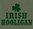 IRISH HOOLIGAN T SHIRT FUNNY IRELAND CELTIC OLIVE G XL  
