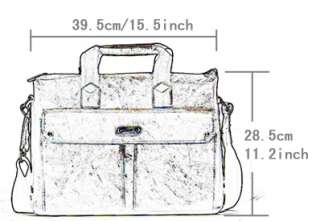 New Mens Casual leather shoulder bag messenger briefcase hand bag 