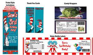   in the Hat Birthday Party Ticket Invitations Supplies Favors  