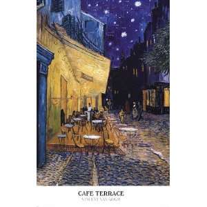 Cafe Terrace on the Place du Forum, Arles, at Night, c.1888 by Vincent 