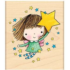  Penny Black Rubber Stamp 3X4.25 Amongst The Stars 