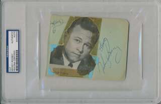 Mickey Rooney Signed Autographed PSA DNA Auto  