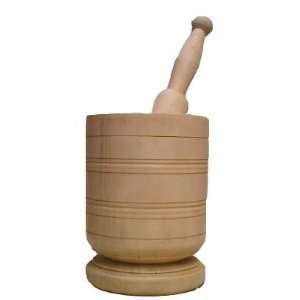 Wooden Mortar and Pestle 7 in. high  Grocery & Gourmet 