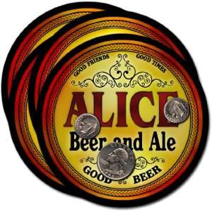  Alice, TX Beer & Ale Coasters   4pk 