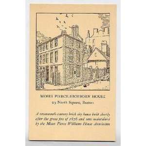  Moses Pierce Hichborn House Boston Massachusetts Postcard 