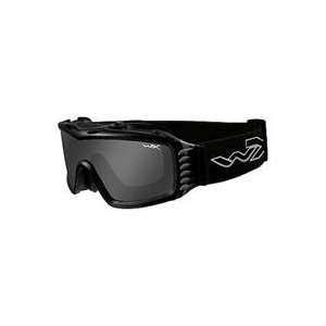  Wiley X WX Patriot Goggles Matte Black Frame   Smoke Grey 