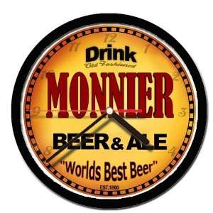  MONNIER beer and ale cerveza wall clock 