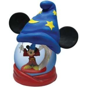  Mickey Mouse Waterglobe Figurine   Sorceror Everything 