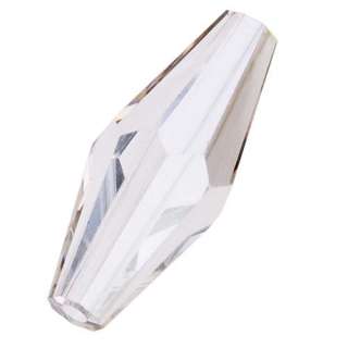 Swarovski Long Bicone Bead Crystal Silver Shade 15mm /4  