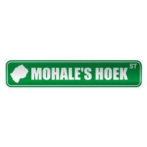   MOHALES HOEK ST  STREET SIGN CITY LESOTHO