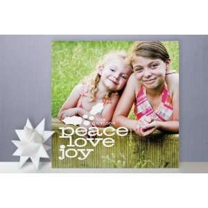  Peace Love and Holly Holiday Photo Cards Health 