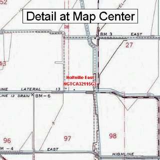  USGS Topographic Quadrangle Map   Holtville East 