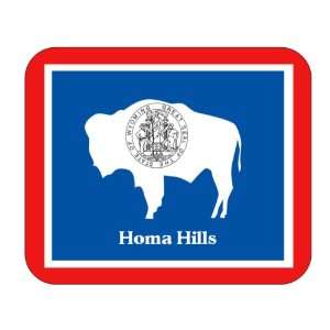  US State Flag   Homa Hills, Wyoming (WY) Mouse Pad 