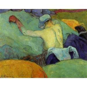 FRAMED oil paintings   Paul Gauguin   24 x 20 inches   In the Heat of 