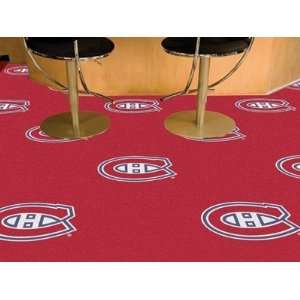   Canadiens Modular Carpet Tiles Rubber Flooring