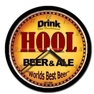  HOOL beer and ale cerveza wall clock 