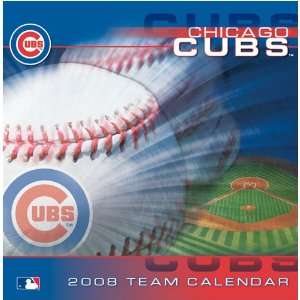  CHICAGO CUBS 2008 MLB Daily Desk 5 x 5 BOX CALENDAR 
