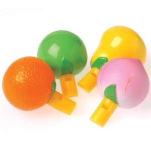  Fruit Shaped Whistles Toys & Games