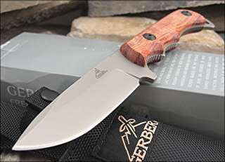 Gerber Freeman Pear Wood Handles Hunter Knife NEW  