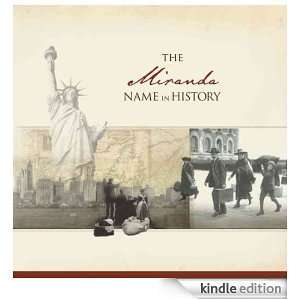 The Miranda Name in History Ancestry  Kindle Store