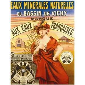  Eaux Minerales Naturelles by Unknown 28x36 Health 