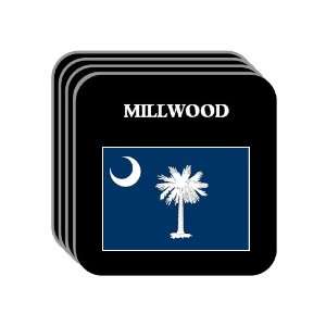 US State Flag   MILLWOOD, South Carolina (SC) Set of 4 Mini Mousepad 