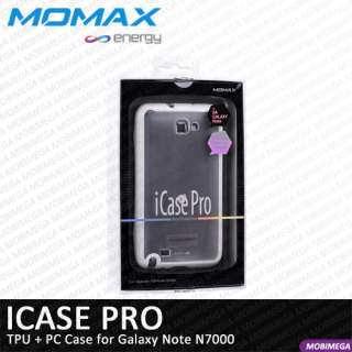 Momax iCase Pro Soft Case Cover Samsung Galaxy Note N7000 w Screen 