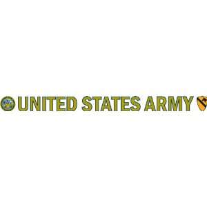  United States Army 1st Cavalry Window Strip Decal Sticker 