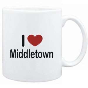  Mug White I LOVE Middletown  Usa Cities Sports 