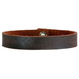  Brown Humility Leather Bracelet Jewelry