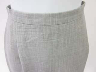 MAX MARA Gray Wool Blazer Knee Length Skirt Suit Sz 6  