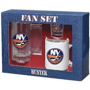 Hunter New York Islanders Mug / Stein / Shot Glass Fan Set  