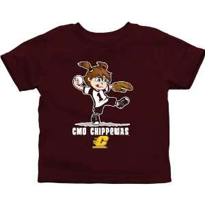  Central Michigan Chippewas Toddler Girls Softball T Shirt 